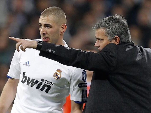 Mourinho was hard on Benzema during his time at Real Madrid